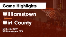 Williamstown  vs Wirt County  Game Highlights - Dec. 30, 2019