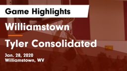 Williamstown  vs Tyler Consolidated  Game Highlights - Jan. 28, 2020