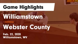 Williamstown  vs Webster County  Game Highlights - Feb. 22, 2020
