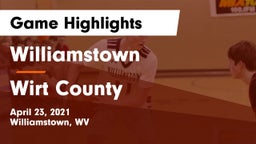 Williamstown  vs Wirt County  Game Highlights - April 23, 2021