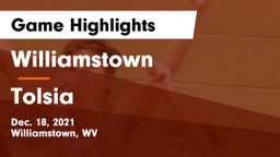 Williamstown  vs Tolsia  Game Highlights - Dec. 18, 2021