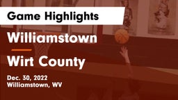 Williamstown  vs Wirt County  Game Highlights - Dec. 30, 2022