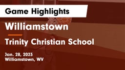 Williamstown  vs Trinity Christian School Game Highlights - Jan. 28, 2023