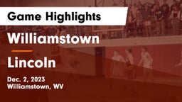 Williamstown  vs Lincoln  Game Highlights - Dec. 2, 2023