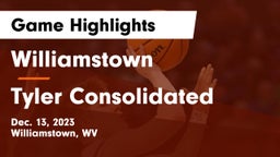 Williamstown  vs Tyler Consolidated  Game Highlights - Dec. 13, 2023