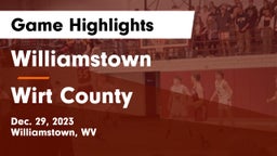 Williamstown  vs Wirt County  Game Highlights - Dec. 29, 2023