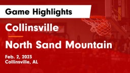 Collinsville  vs North Sand Mountain  Game Highlights - Feb. 2, 2023
