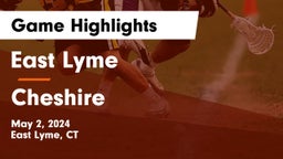 East Lyme  vs Cheshire  Game Highlights - May 2, 2024