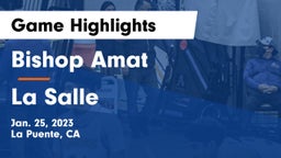 Bishop Amat  vs La Salle  Game Highlights - Jan. 25, 2023