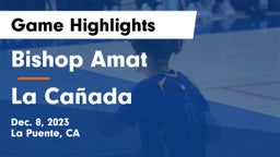 Bishop Amat  vs La Cañada  Game Highlights - Dec. 8, 2023