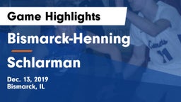 Bismarck-Henning  vs Schlarman  Game Highlights - Dec. 13, 2019