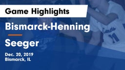 Bismarck-Henning  vs Seeger  Game Highlights - Dec. 20, 2019