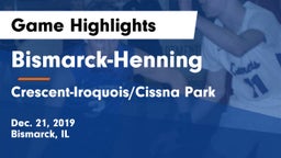 Bismarck-Henning  vs Crescent-Iroquois/Cissna Park  Game Highlights - Dec. 21, 2019