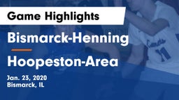 Bismarck-Henning  vs Hoopeston-Area  Game Highlights - Jan. 23, 2020