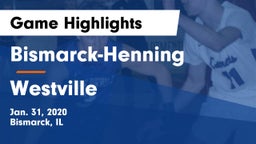 Bismarck-Henning  vs Westville  Game Highlights - Jan. 31, 2020