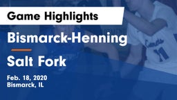 Bismarck-Henning  vs Salt Fork  Game Highlights - Feb. 18, 2020
