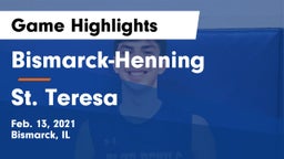 Bismarck-Henning  vs St. Teresa  Game Highlights - Feb. 13, 2021