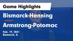 Bismarck-Henning  vs Armstrong-Potomac Game Highlights - Feb. 19, 2021