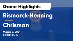 Bismarck-Henning  vs Chrisman  Game Highlights - March 5, 2021