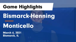 Bismarck-Henning  vs Monticello  Game Highlights - March 6, 2021