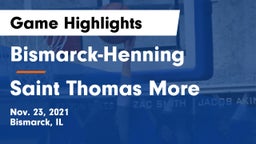 Bismarck-Henning  vs Saint Thomas More Game Highlights - Nov. 23, 2021