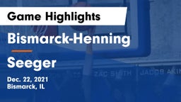 Bismarck-Henning  vs Seeger  Game Highlights - Dec. 22, 2021