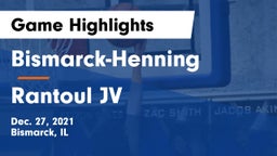 Bismarck-Henning  vs Rantoul JV Game Highlights - Dec. 27, 2021