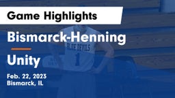 Bismarck-Henning  vs Unity  Game Highlights - Feb. 22, 2023