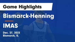 Bismarck-Henning  vs IMAS Game Highlights - Dec. 27, 2023