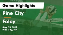 Pine City  vs Foley  Game Highlights - Aug. 23, 2019