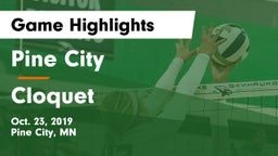 Pine City  vs Cloquet  Game Highlights - Oct. 23, 2019