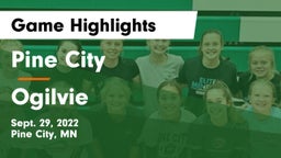 Pine City  vs Ogilvie  Game Highlights - Sept. 29, 2022