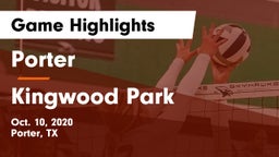 Porter  vs Kingwood Park  Game Highlights - Oct. 10, 2020