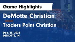 DeMotte Christian  vs Traders Point Christian  Game Highlights - Dec. 28, 2022