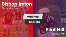 Matchup: Bishop Ireton High vs. Flint Hill  2016