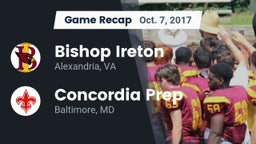 Recap: Bishop Ireton  vs. Concordia Prep  2017