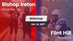 Matchup: Bishop Ireton High vs. Flint Hill  2017