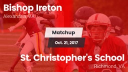Matchup: Bishop Ireton High vs. St. Christopher's School 2017