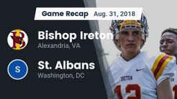 Recap: Bishop Ireton  vs. St. Albans  2018