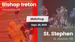 Matchup: Bishop Ireton High vs. St. Stephen  2018