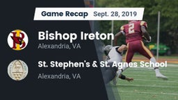 Recap: Bishop Ireton  vs. St. Stephen's & St. Agnes School 2019