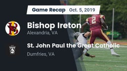 Recap: Bishop Ireton  vs.  St. John Paul the Great Catholic  2019