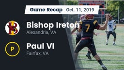 Recap: Bishop Ireton  vs. Paul VI  2019