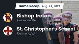 Recap: Bishop Ireton  vs. St. Christopher's School 2021