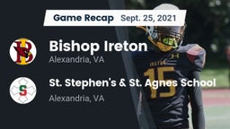 Recap: Bishop Ireton  vs. St. Stephen's & St. Agnes School 2021