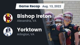 Recap: Bishop Ireton  vs. Yorktown  2022