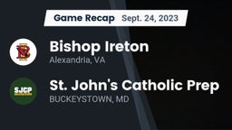 Recap: Bishop Ireton  vs. St. John's Catholic Prep  2023