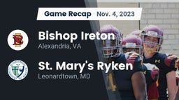 Recap: Bishop Ireton  vs. St. Mary's Ryken  2023