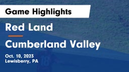 Red Land  vs Cumberland Valley  Game Highlights - Oct. 10, 2023