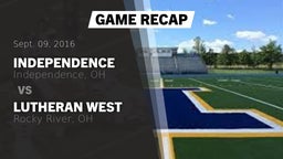 Recap: Independence  vs. Lutheran West  2016